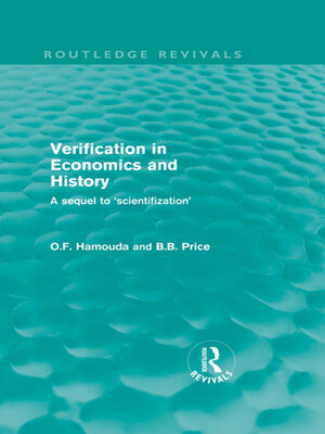 cover image of Verification in Economics and History